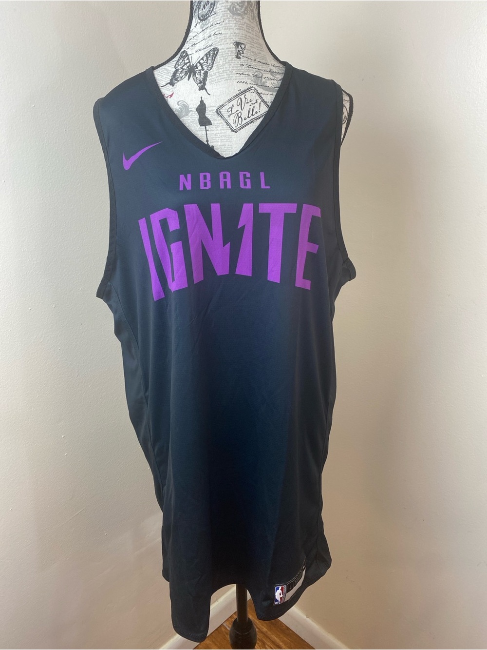 Nike NBA G League Ignite Reversible Basketball Jersey L Tall